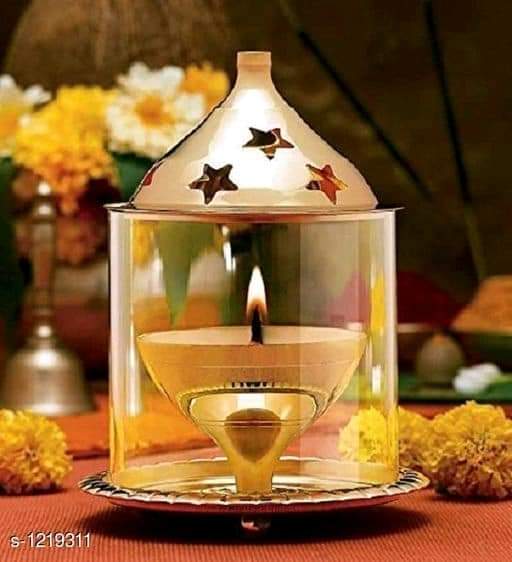 Divine Bija Brass Akhand Deep with Glass Divine Bija India Pvt Ltd | A story of motivation, passion and unconditional commitment