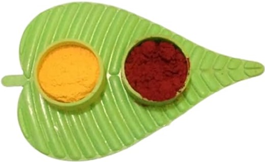 Divine Bija Leaf Turmeric kumkum Set / Thamboolam Set Divine Bija Global (Vedic Way) | A story of motivation, passion and unconditional commitment