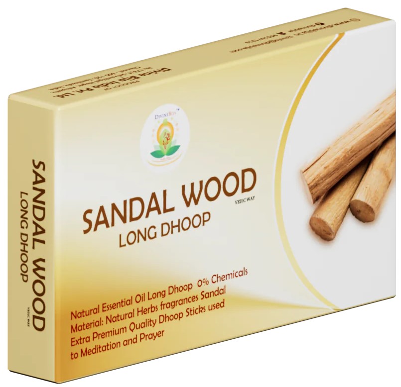 Divine Bija Long Dhoop Incense Sticks | Sandal Id131 #131/259