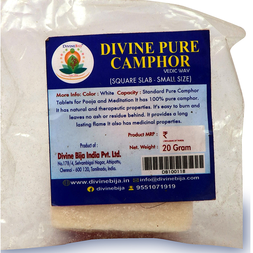 Divine Bija Pure Camphor Button Small Size Divine Bija Global (Vedic Way) | A story of motivation, passion and unconditional commitment