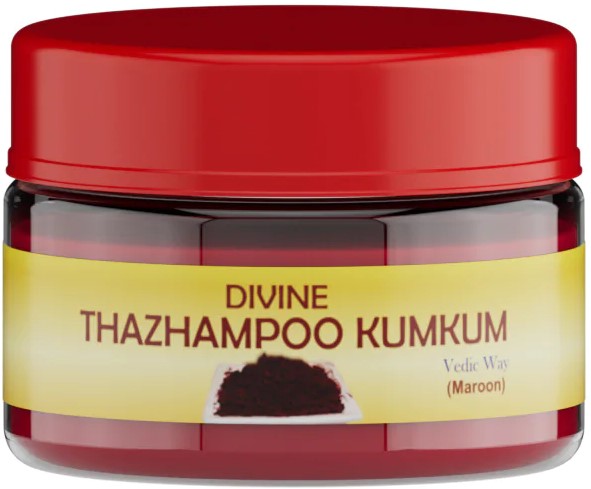 Divine Bija Thazhampoo Kumkum Powder (Maroon) Divine Bija Global (Vedic Way) | A story of motivation, passion and unconditional commitment