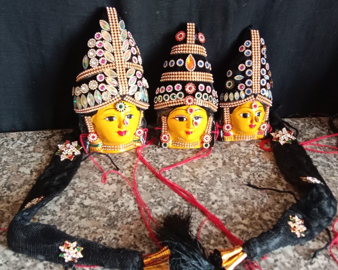 Divine Bija Varalakshmi Face / Stone Decarated Divine Bija Global (Vedic Way) | A story of motivation, passion and unconditional commitment