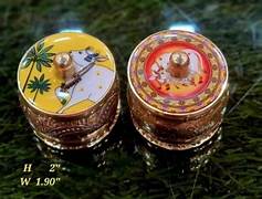 Divine Bija Brass Pichwai Kumkum pot Id29 #29/259